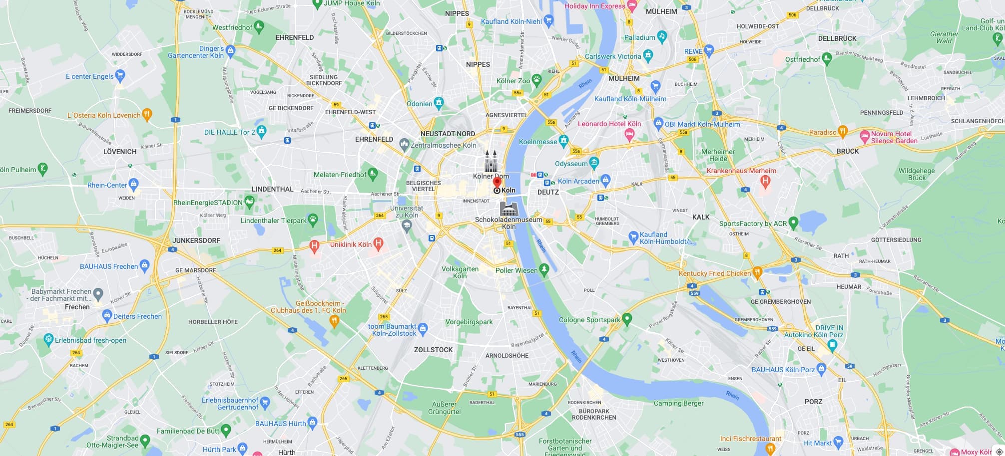 google maps cologne